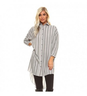 Frumos Womens Sleeve Striped X Large