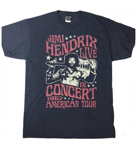 Hendrix Spangled Concert T Shirt Heather