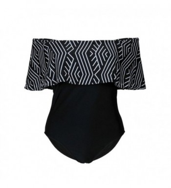 Ayliss Swimsuit Shoulder Geometric Monokini