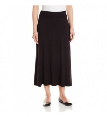 AGB Womens Petite Solid Skirt