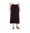 AGB Womens Petite Solid Skirt