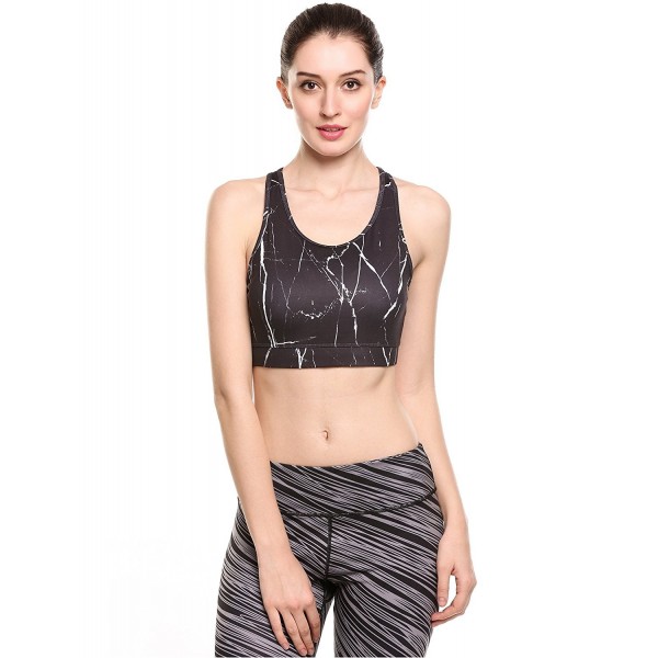 Ekouaer Womens Printed Support Racerback