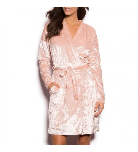 N Dance Womens Bathrobe Chemise Sleepwear