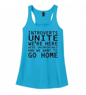 Comical Shirt Introverts Uncomfortable Turquoise
