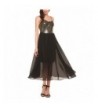 ACEVOG Womens Backless Chiffon Sequins