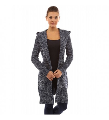 PattyBoutik Womens Hooded Pockets Cardigan