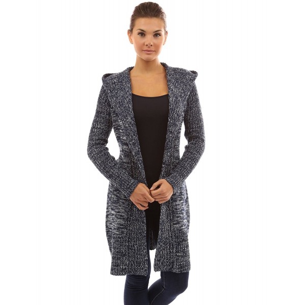 PattyBoutik Womens Hooded Pockets Cardigan