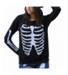 Sumtory Sweatshirt Halloween Skeleton Pullover