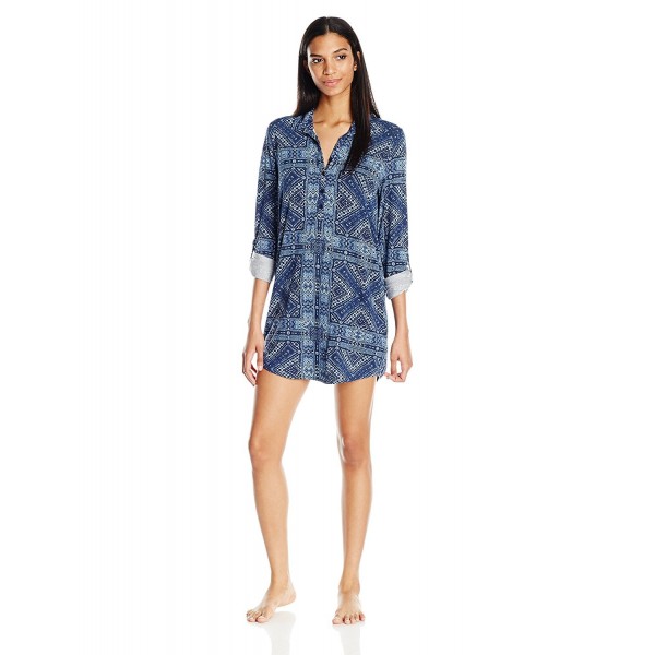 PJ Salvage Womens Batik Nightshirt