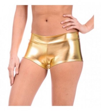 Womens Metallic Shorts Gary Majdell