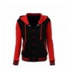 Stylish Contrast Sleeves Hoodie Varsity