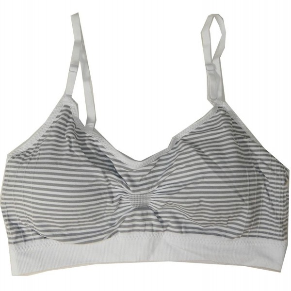 Coobie Strappy Scoopneck White Pinstripe