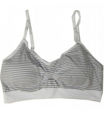 Coobie Strappy Scoopneck White Pinstripe