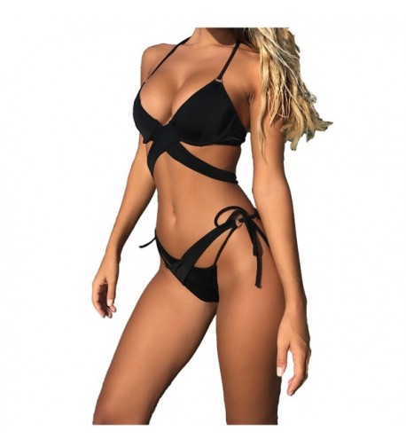 Womens Bandage Push up Bathing Swimsuit