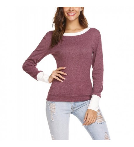 ANGVNS Sleeve Pullover Casual Sweater