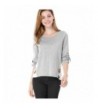 Allegra Womens Contrast Paneled Sleeves