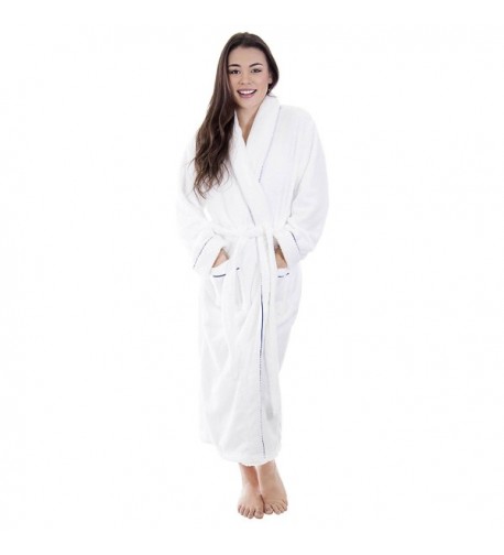 Unisex Plush Velvet Bathrobe WHTRYL