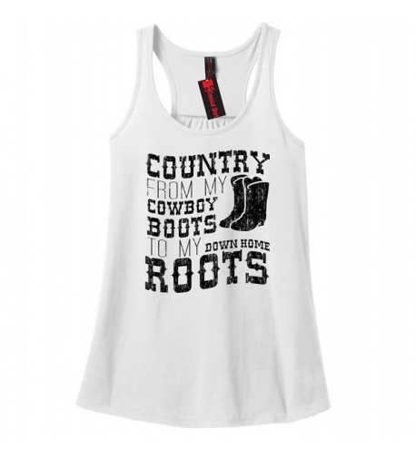 Comical Shirt Ladies Country Cowboy