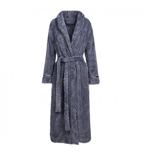 Artfasion Womens Thick Fleece Bathrobe