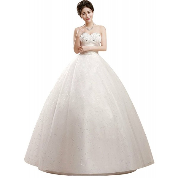 Eyekepper Strapless Ruched Length Wedding