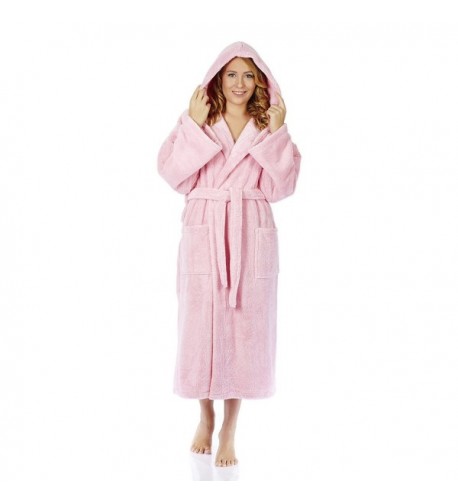 Arus Womens Hooded Bathrobe Turkish