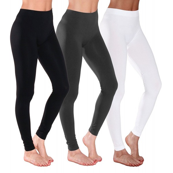 Women's Full Ankle Length Layering Seamless Leggings Ankle Length ...