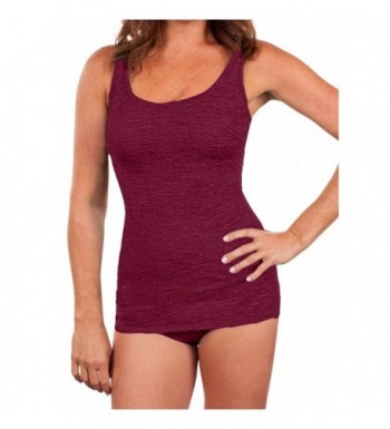 Krinkle Chlorine Resistant Womens Eggplant