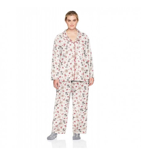 Karen Neuburger Womens Pajamas Cream