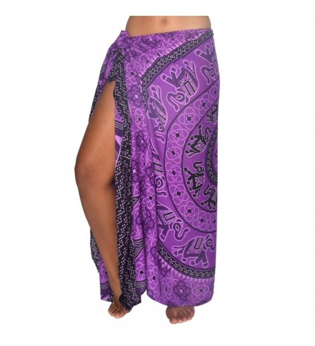 Elephant Mandala BeachWrap Swimsuit Coverup