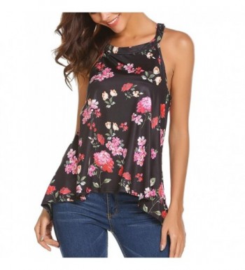 Teewanna Women Sleeveless Floral Print