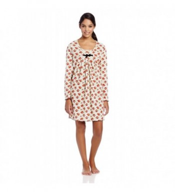 White Orchid Peppermint Sleepshirt Florals