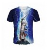 ColorFino Printing Lightning T shirt Clothing