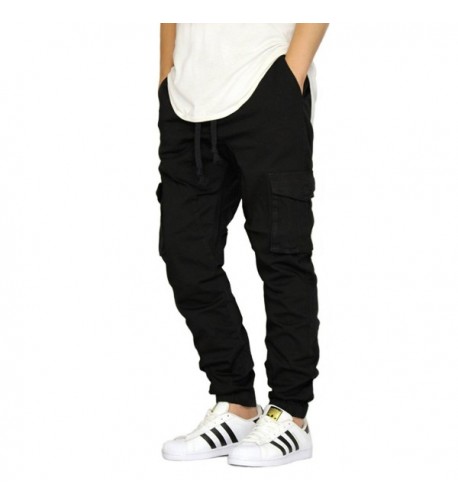 URBANJ BLACK CARGO TWILL JOGGER