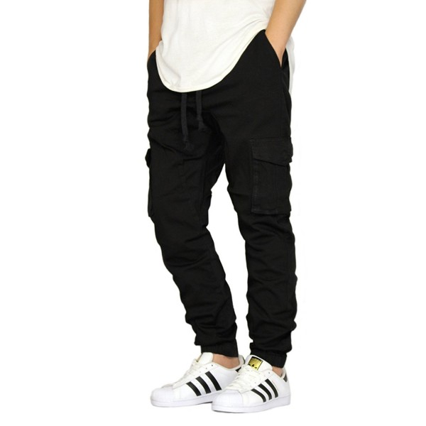 URBANJ BLACK CARGO TWILL JOGGER