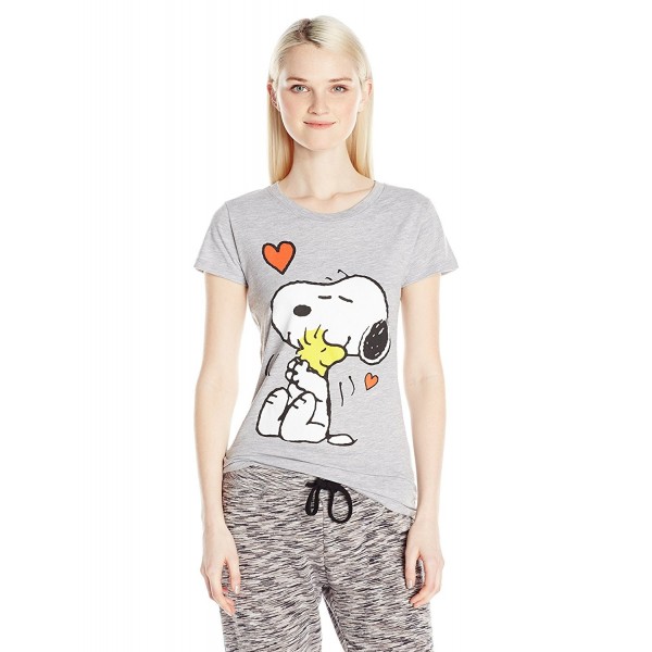 Peanuts Juniors Valentine Shirt Heather