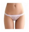 Womens Thong Panty Underwear White