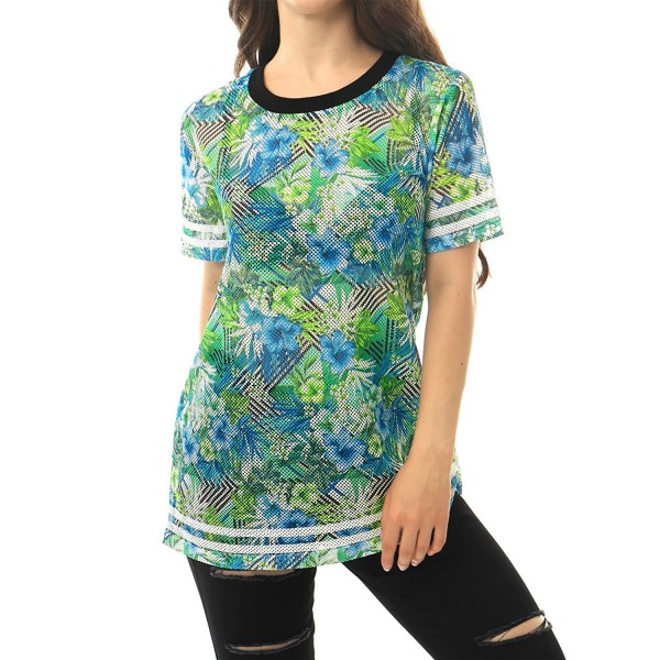 Allegra Floral Sleeves Striped Shirts