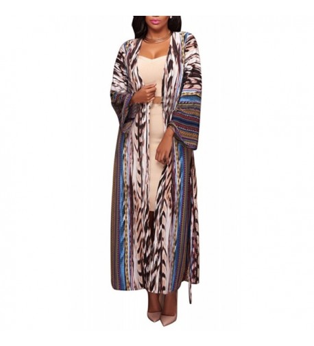 EnlaChic Lightweight Longline Cardigan Leopard