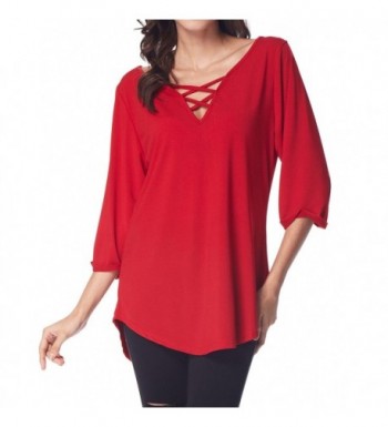 Gamiss Womens Casual Chiffon Blouse