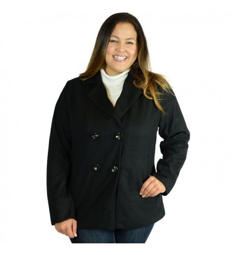 Ohconcept Collection Double Breasted Peacoat