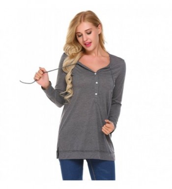 Designer Women's Henley Shirts Outlet Online