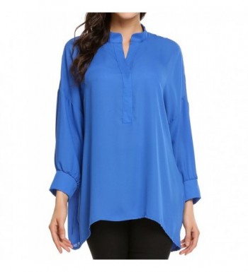 Womens Casual Chiffon Blouses XX Large