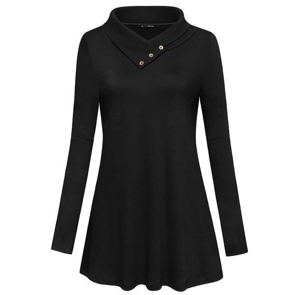 Miurus Womens collar Pullover Buttons