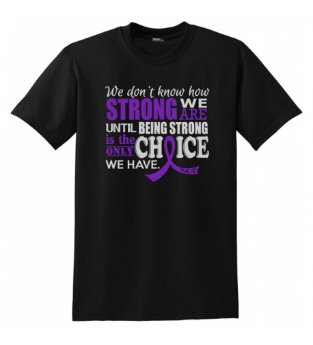 Strong Purple Ribbon T Shirt Unisex