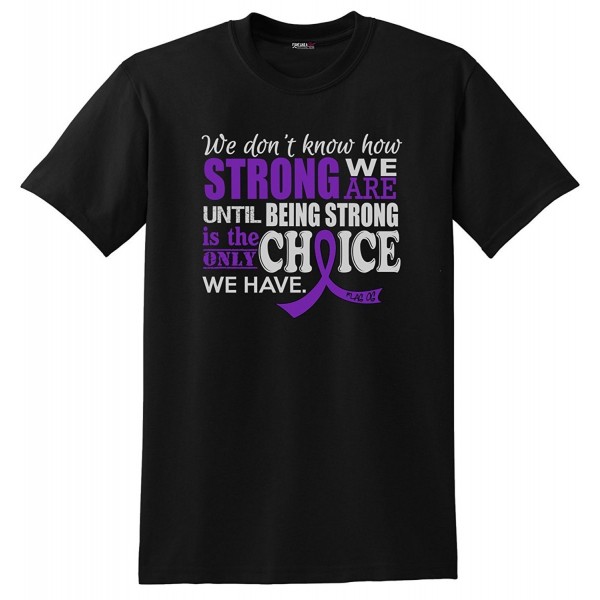 Strong Purple Ribbon T Shirt Unisex