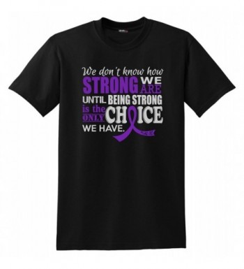 Strong Purple Ribbon T Shirt Unisex
