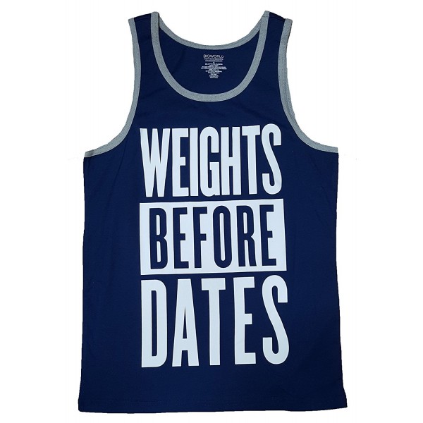 Weights Before Dates Graphic Tank