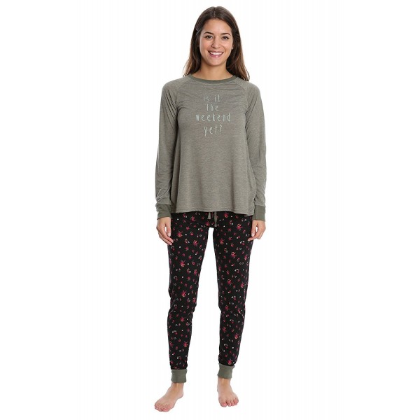 WallFlower Womens Pajamas Jogger Lounge