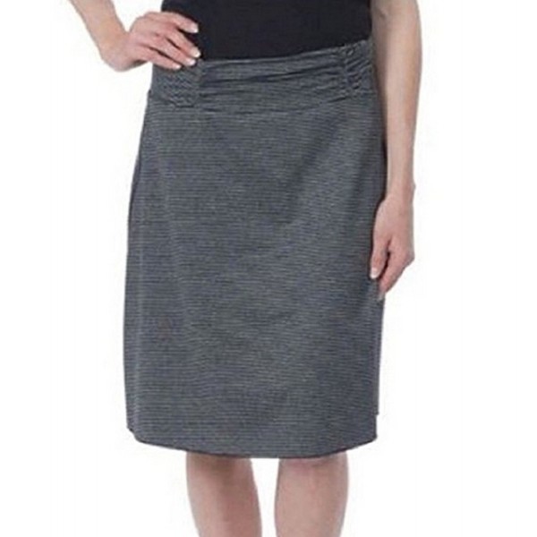 Tranquility by Women's Stretch Skirt - Black Mini Stripe - CP12NRL3S1Y