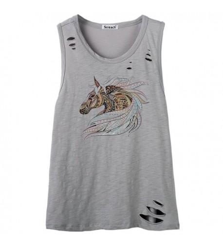 Soeach Womens Animal Graphic T Shirt